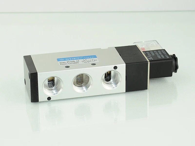 solenoid valve, single acting solenoid 24v valve 4v410-15