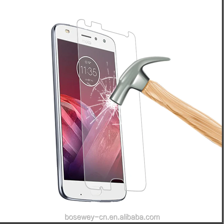 High quality tempered glass screen protector for Motorola Moto Z2 Play