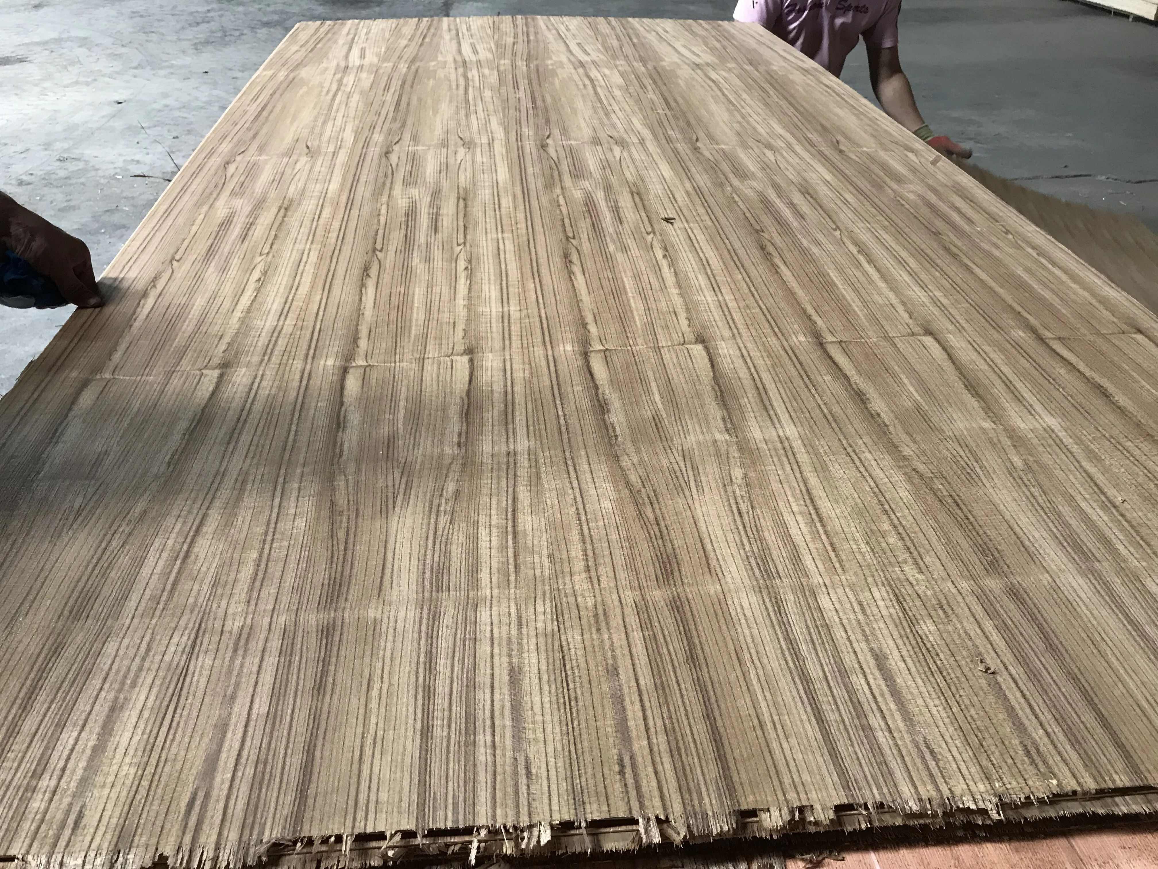 Natural Burma teak plywood for India Iraq market