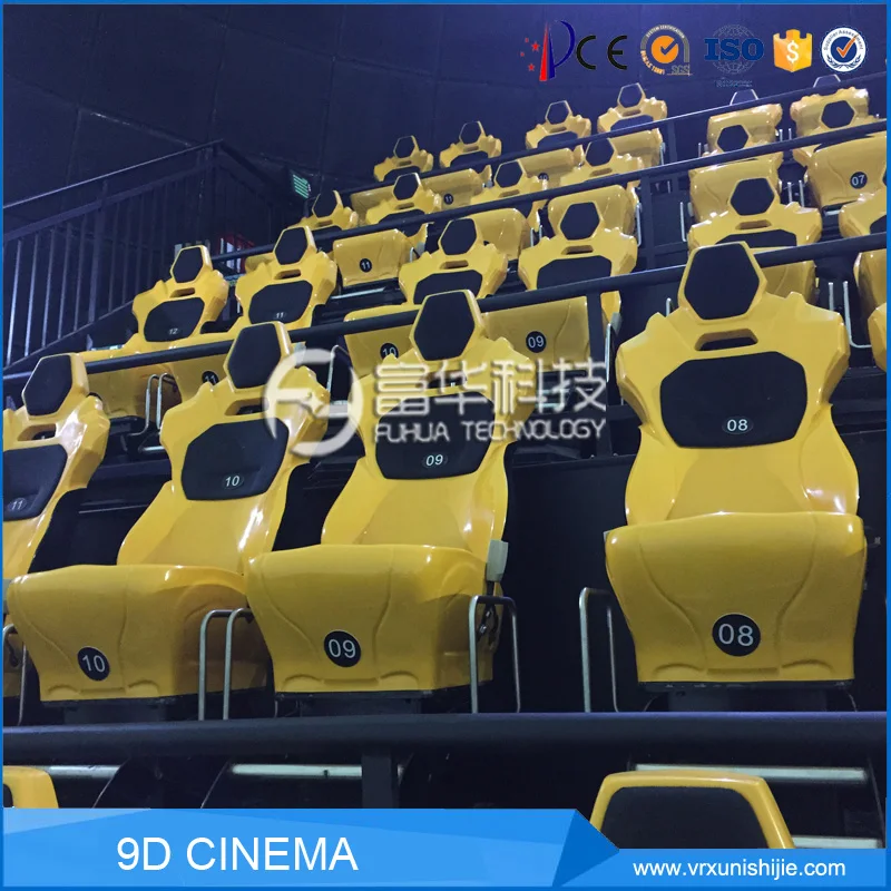 Best Electric System 5D Cinema Systems 7D Cinema Cabin 6 Seat Equipment Hot Sale 5d  Movie Theater