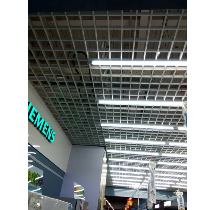 Metal Ceiling Aluminum Grid Ceiling Panel Building Material Grille Suspended Ceiling