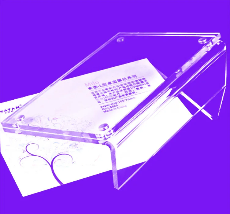 L type decca table strong magnetic platform sign display card price tag.