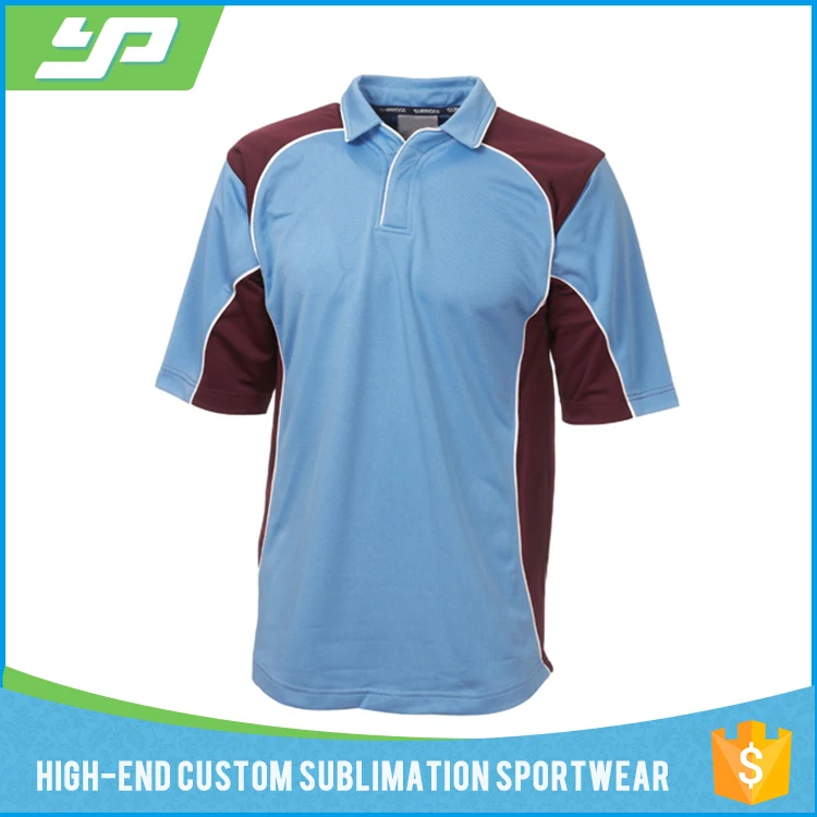 Оптовая на заказ короткий рукав быстрый сухой возгонки цифровой печати названия команды крикета Джерси