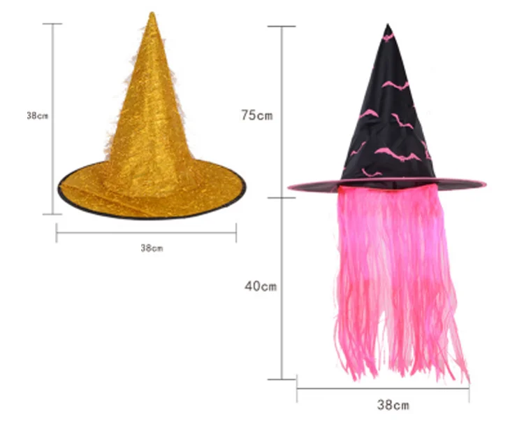 OP-R Hot sales cheap promotional party hats halloween witches hat