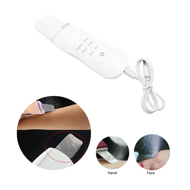 Portable  Professional Face Skin Scrubber Ultrasonic Peeling Facial Machine