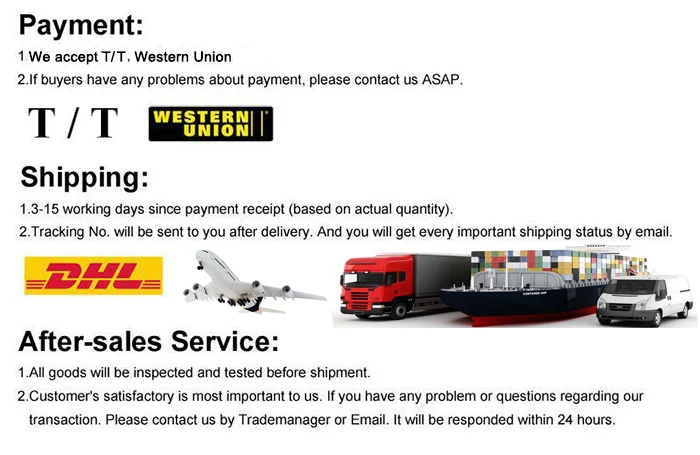 payment shipping,service
