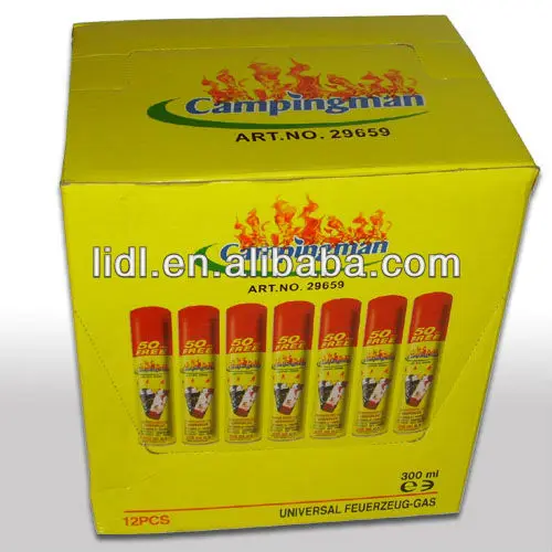 5x refined butane gas 250ml / 7x refined butane / premium gas