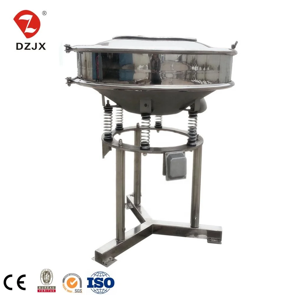 DZJX Small Size Xc Industrial Add Edge Vibration Screen Ceramic Slurry Vibrator Sifter For Liquid Vibrating Sieve For Pet Flakes