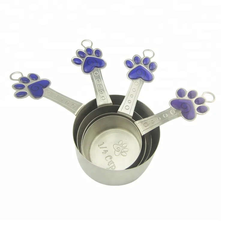 High Quality Measuring Tools 4pcs Stainless Steel Measuring Cups