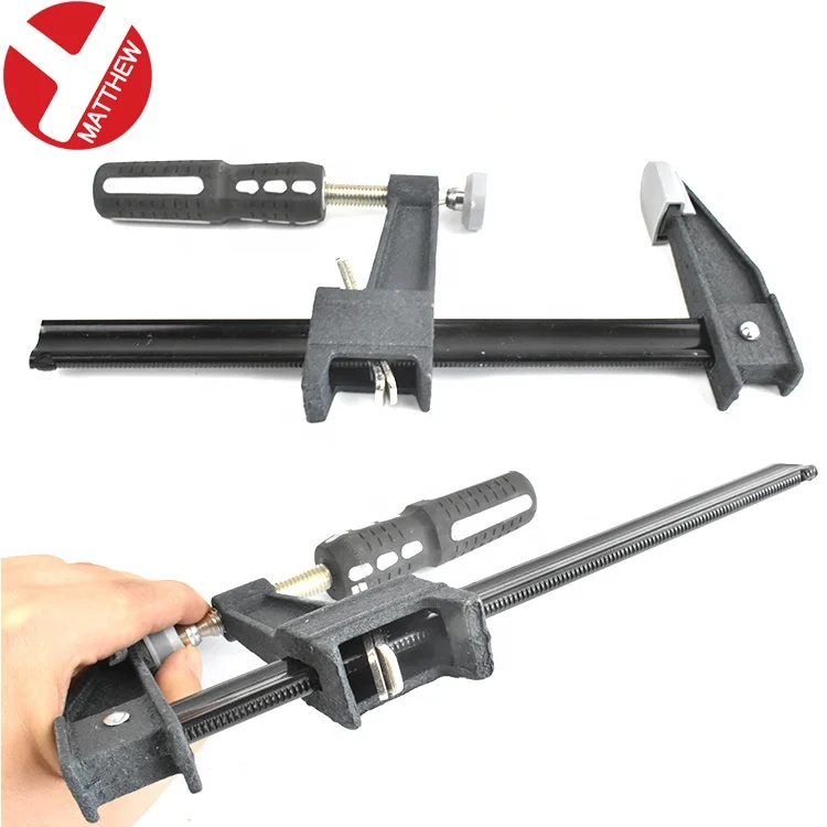 Woodworking Quick-Adjust Steel Bar Clamps with 2.5-Inch Throat and Micro-Adjustment Handle
