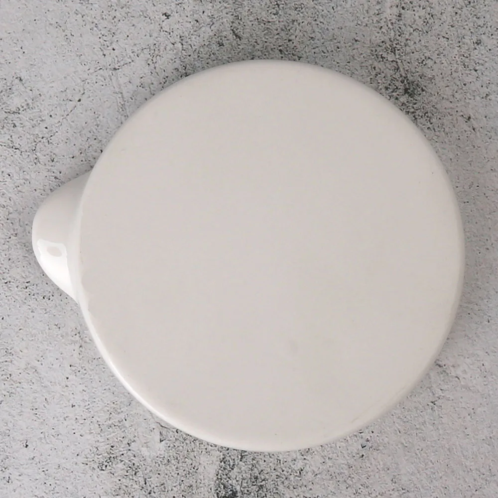 5 inch White Ceramic Porcelain Coffee Tea Bag Rest Holder Dishes Plates