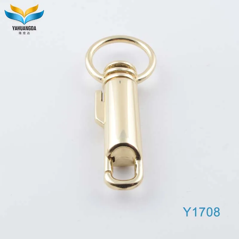 handbag accessories metal leather Shoulder strap snap hook zinc alloy die casting doghook for case