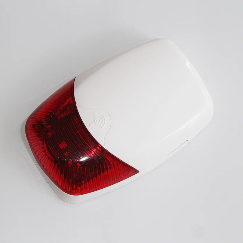 0utdoor flash strobe light Outdoor siren alarms with battery backup 12V strobe siren with light