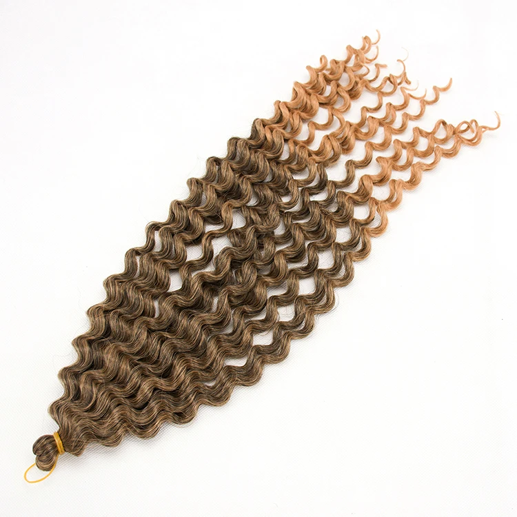 free sample water wave crochet braiding hair extension vendors wholesale cheap pre stretched curly crochet hair bundles