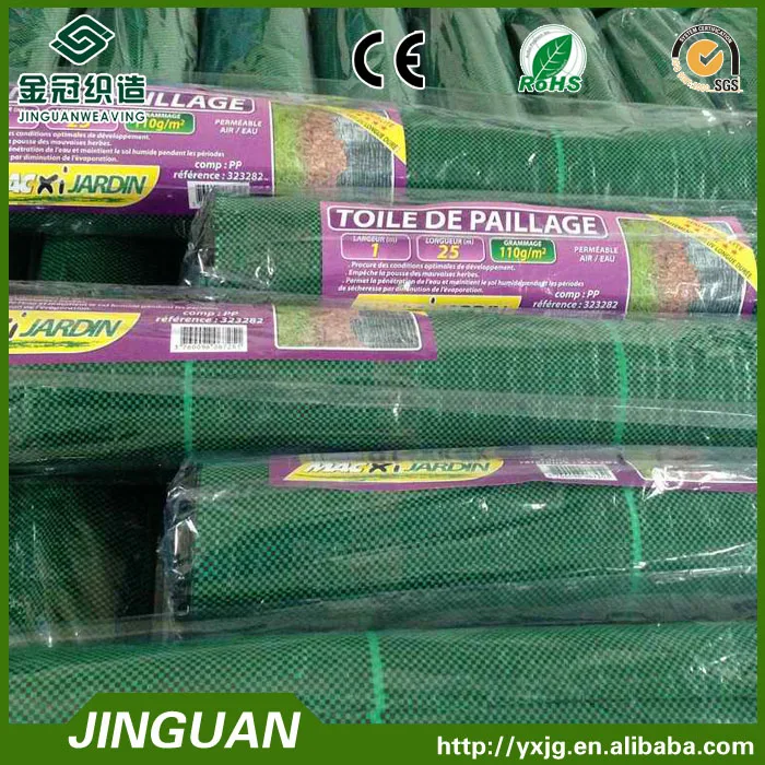 agricultural black plastic UV3% weed control mat supplier