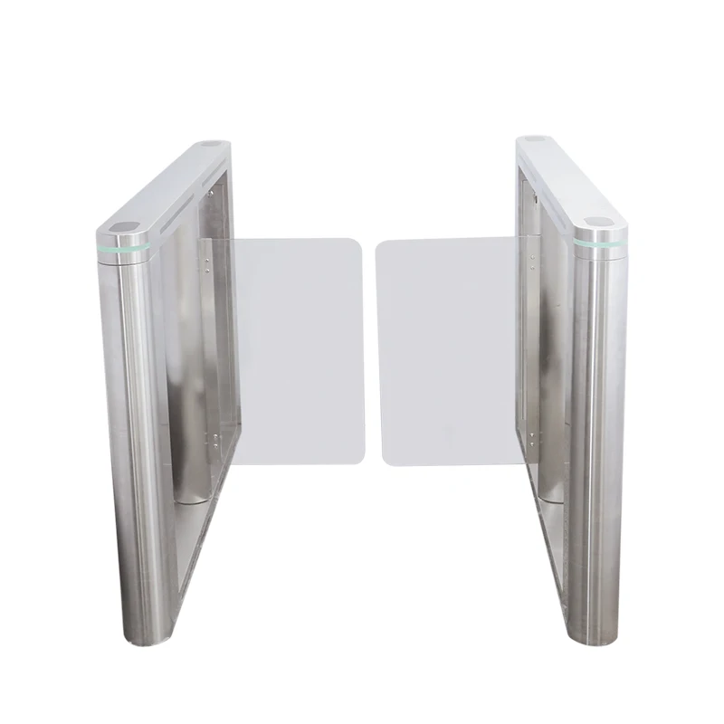 Automatic security pedestrian speed gates swing barcode barrier gate with qr code reader