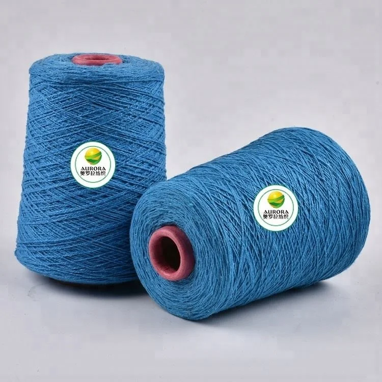 NE 4/1 COTTON POLYESTER BLENDED TUFTING YARN FOR CARPET  STRINGES