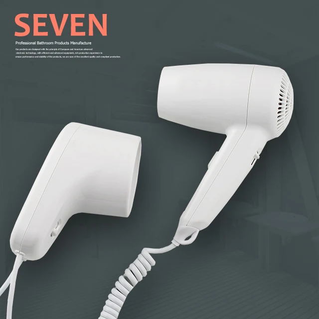 Wall mounting easy installation white hot air high speed hair body dryer