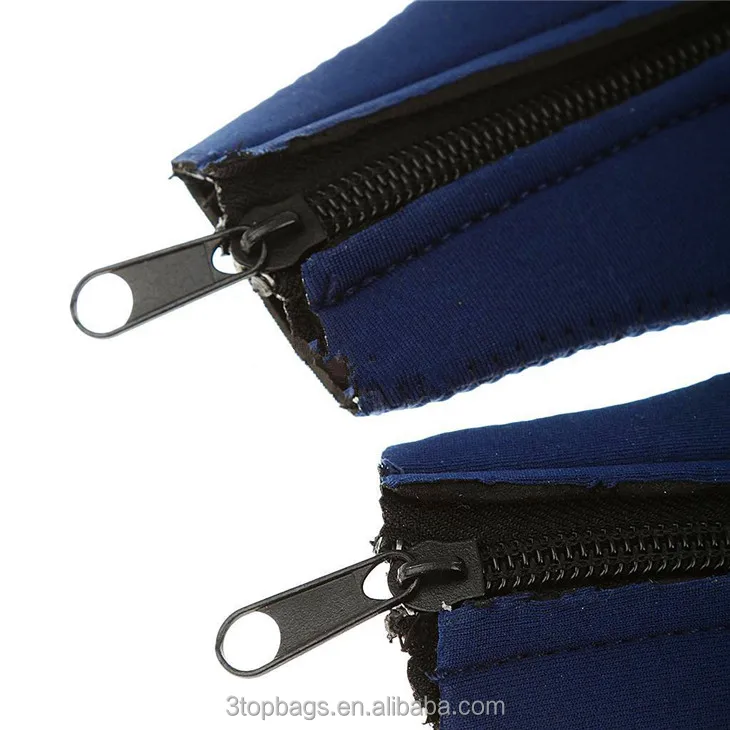 Wholesale Insulated Beer Holder Neoprene Beer Bottle Cooler with Zipper Holder Wrap Bottle Cooler  Water Bottle Sleeve Cover
