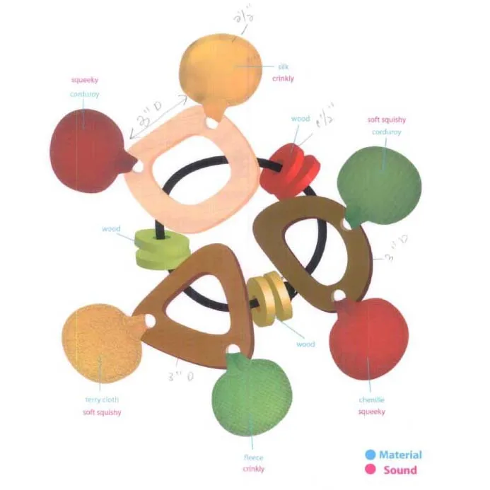 
Animal design beechwood used hard toys for baby wooden baby teething toy 