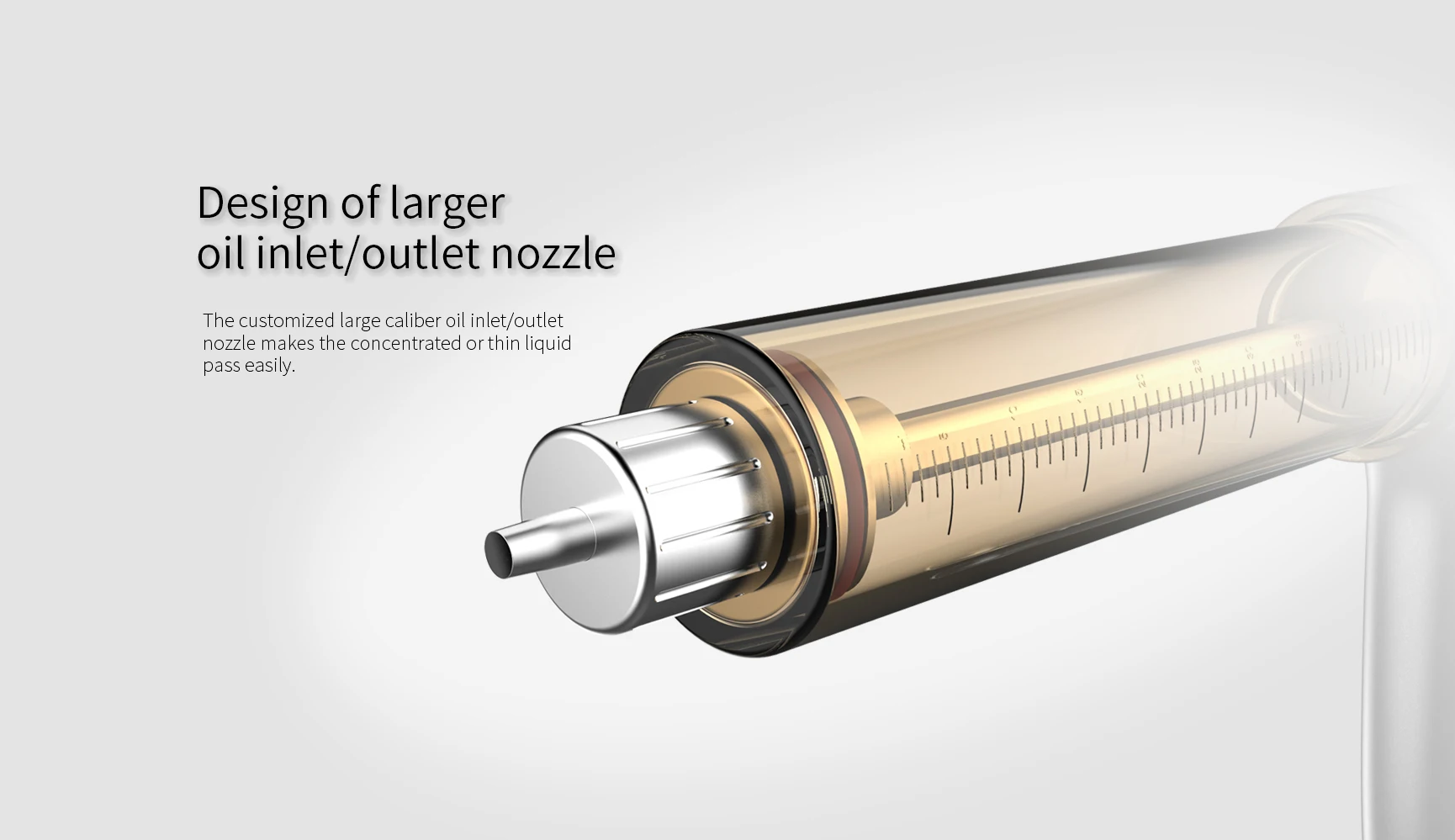 
Popular Cheap Electronic Thick and Sticky CBD Oil Cartridge Filling Syringe Vape pen with Inner Heating Rod 