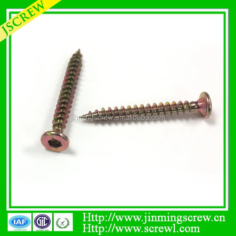 All size of Wood screw pozi double flat head chipboard screws