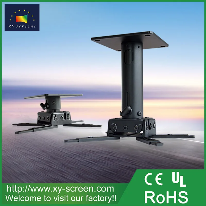 моторизованный проекционный экран Универсальный 360 градусов Настенный комплект для потолочного крепления проектора