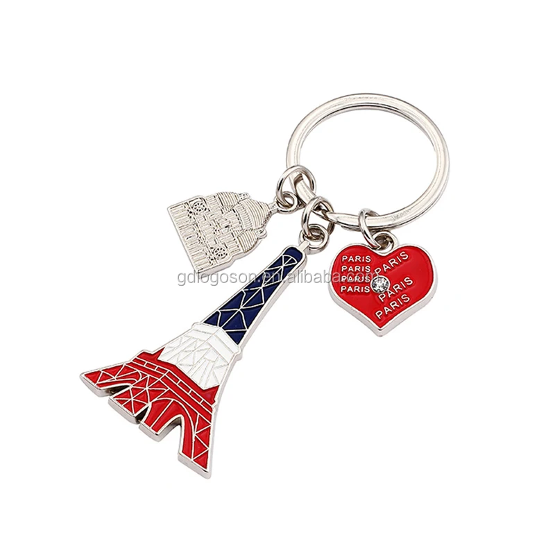 OEM Paris Keychain French Fridge Magnet Tray Gift Mini Pill Box Bottle Opener Types Of Souvenir Pairs