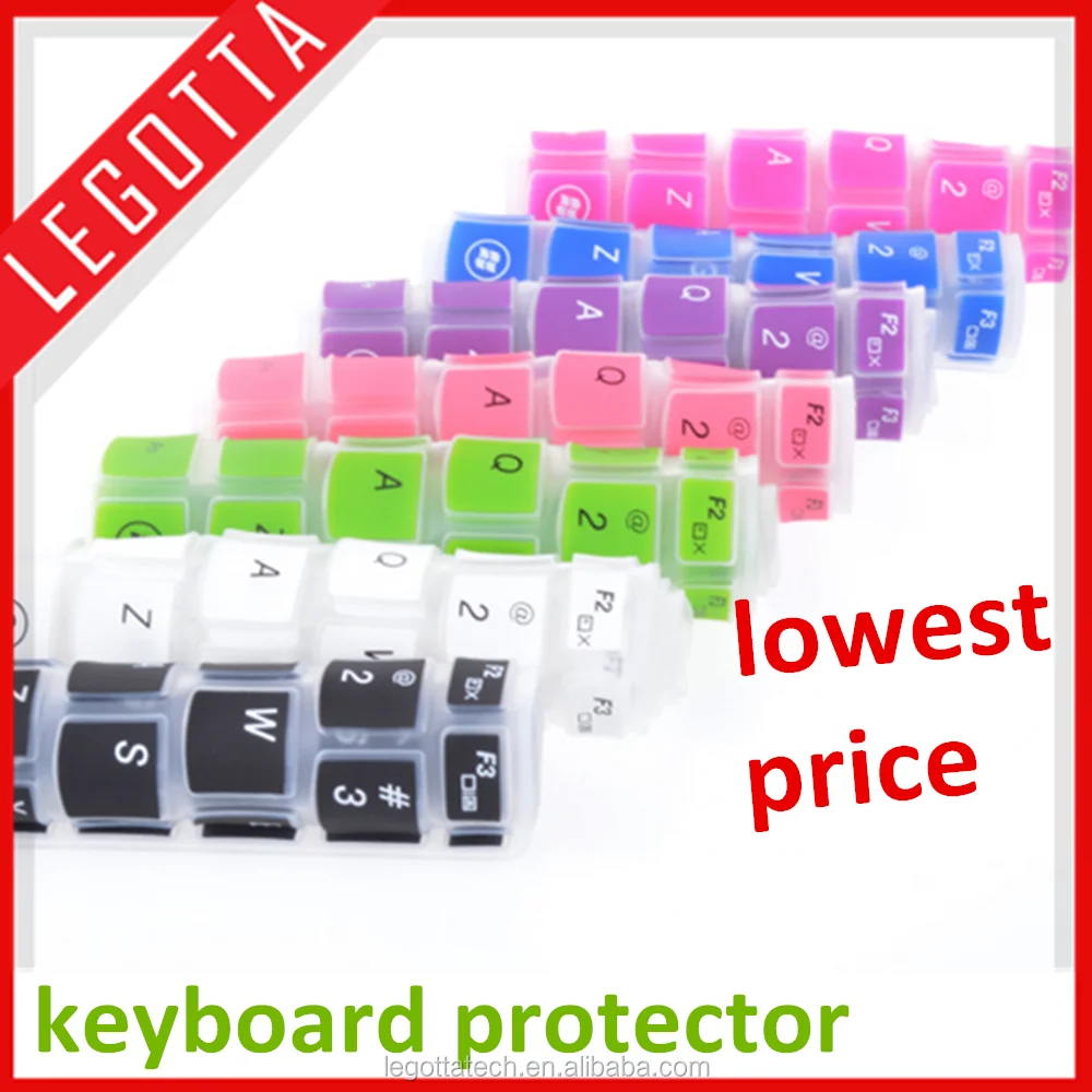 Hot selling best quality super cheap colorful keyboard covers for Macbook