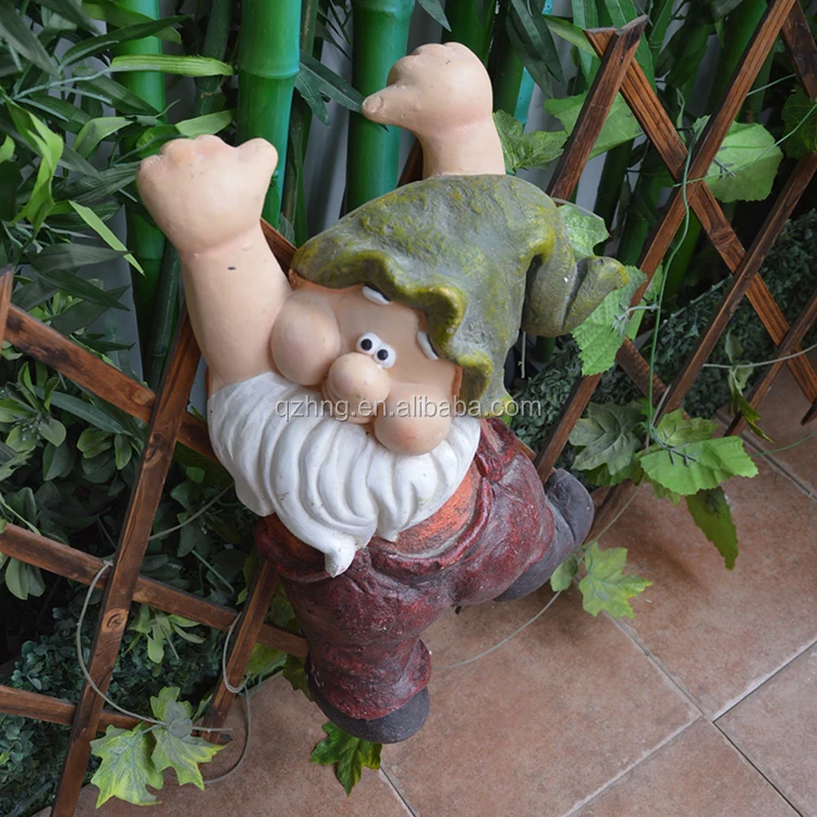 Polyresin Funny Garden Ornamental Gnome