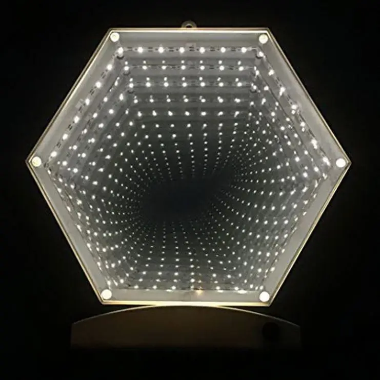 Professional  LED Infinity Mirror Antique Round Wall Mirrors Funky Bathroom Mirrors