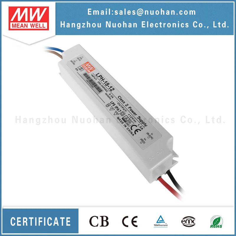 Mean well LPH-18-12 18W 12V LED driver