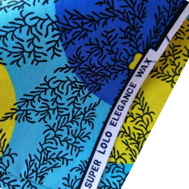 hot sale real wax print fabric batik fabric 100% Cotton