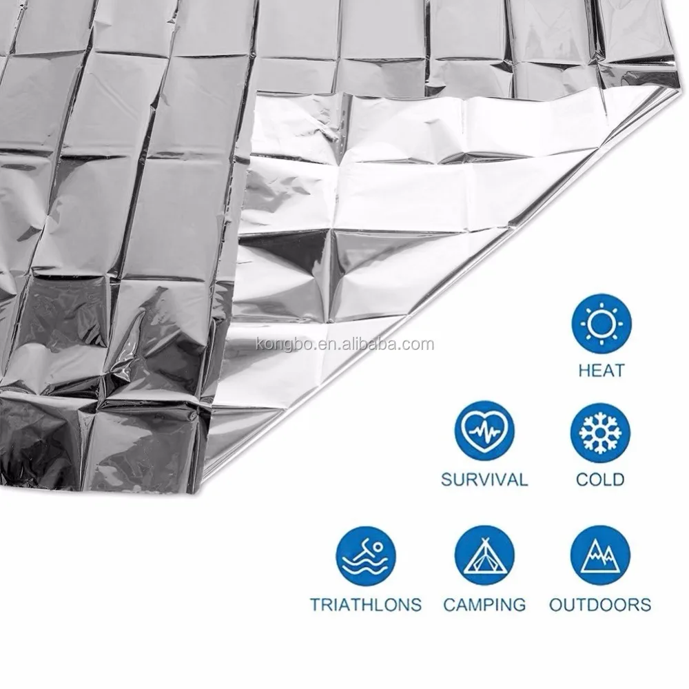 KongBo, уличное Походное легкое одеяло из фольги 210*130 см