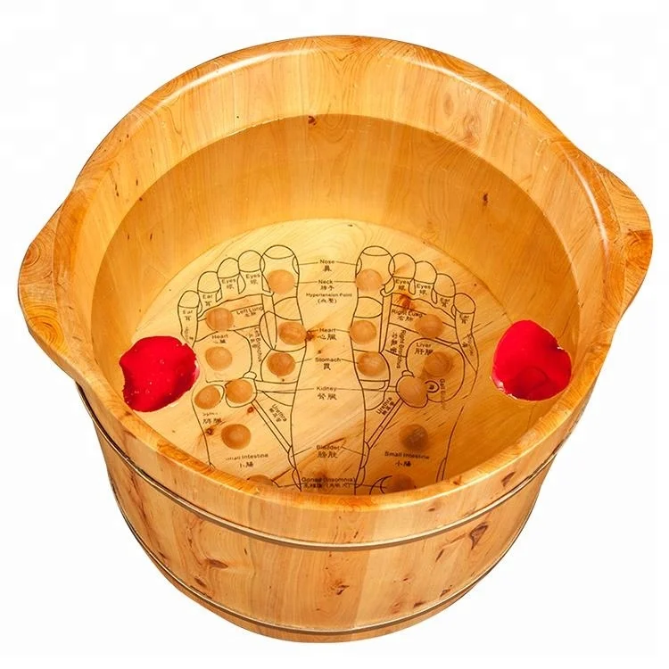 Китайская деревянная ванна для ног