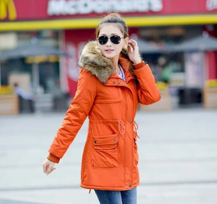 Elexs новый зимняя одежда сгущает длинные Outerwears женщины пальто длинные зимние куртки большой с капюшоном и пальто женщины парки E606