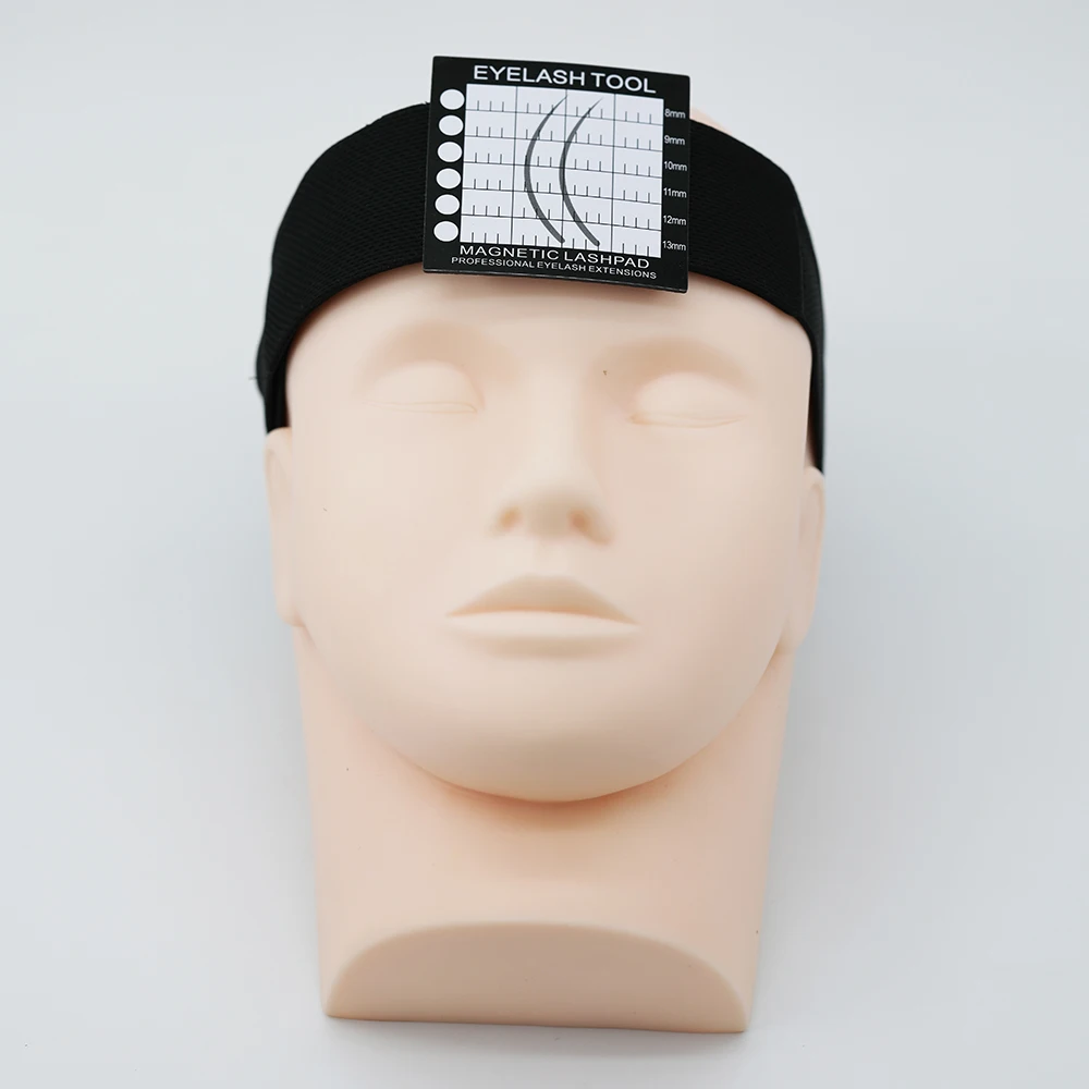 
Wholesale Training Mannequin Flat Head Practice Make Up Model Eyelash Extensions Closed Eyes lash Mannequin 