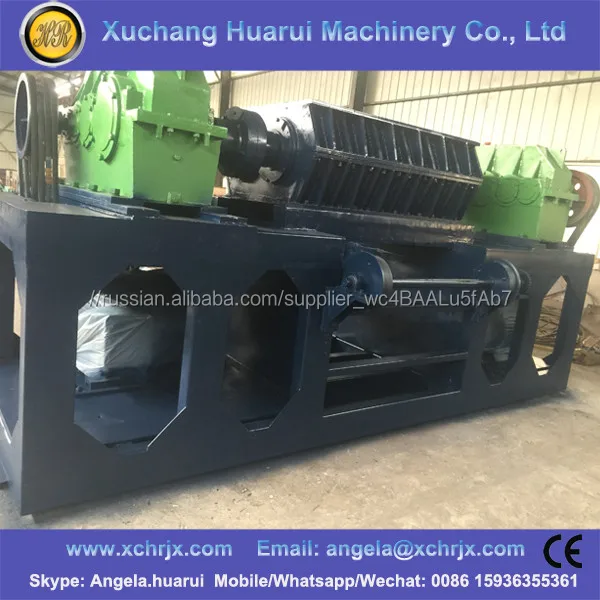 Tire recycling machine whole tire shredder / used electric tire shredder