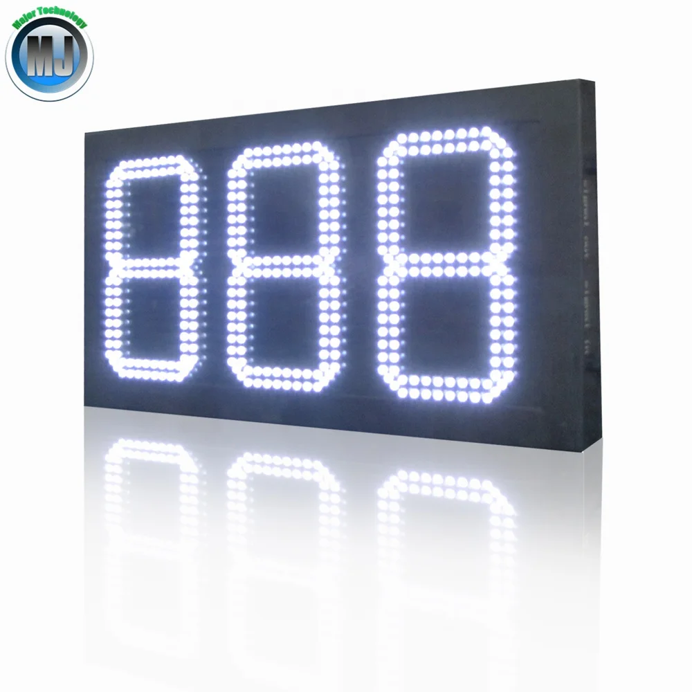 
Customized IP65 waterproof 8 inch seven segment led display 