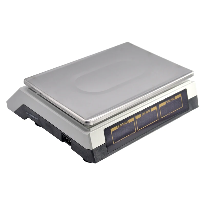 
FF1976-424F Fruit commercial balance Electronic Price Counting Scale digital weighing scale LED Dual-display 40kg/5g 