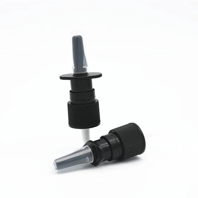 High Quality Hospital Medical Nasal Pump Nasal Atomizer Spray Bottles Screw Cap Plastic Mist for Nose Non Spill Accept
