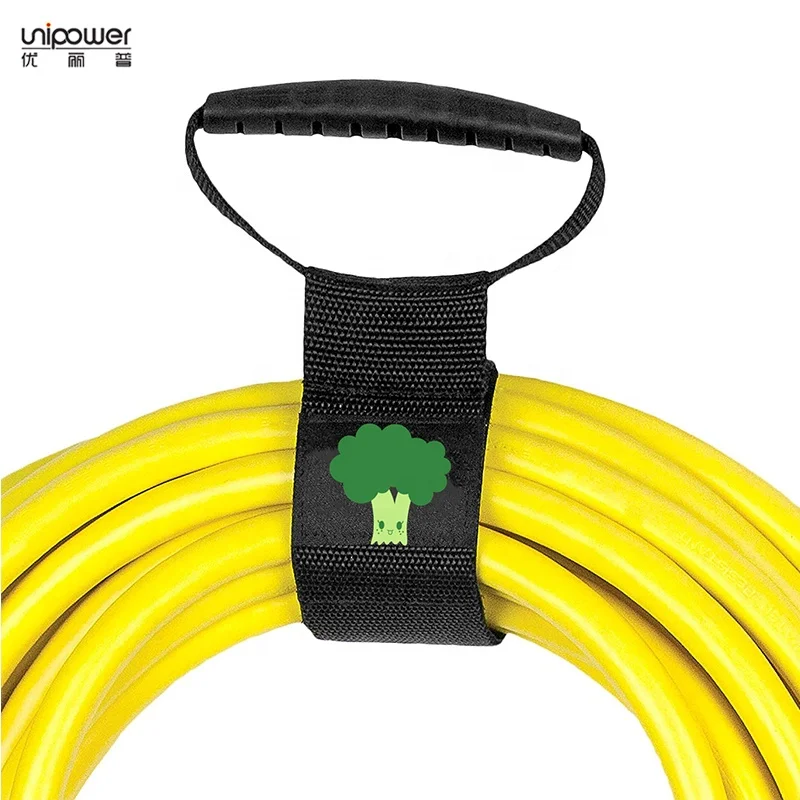 Unipower Heavy-Duty Hook and Loop Cord Carrying Strap Hanger and Organizer with Handle for Extension Cords Storage Straps