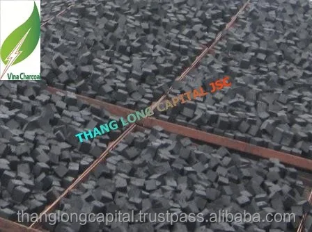 Non-smoke Coconut shell charcoal briquettes for hookah shisha