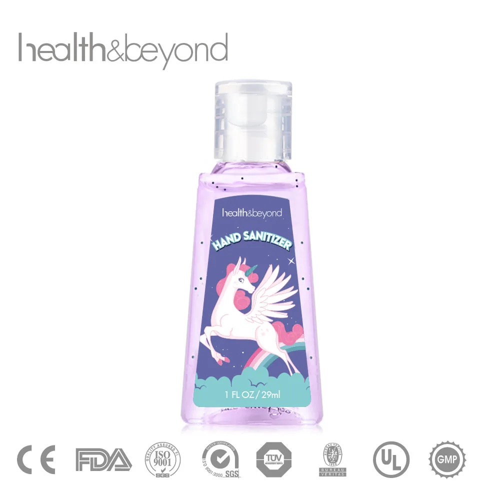 
30ml hand sanitizer hand gel with eco-friendly silicon holder 