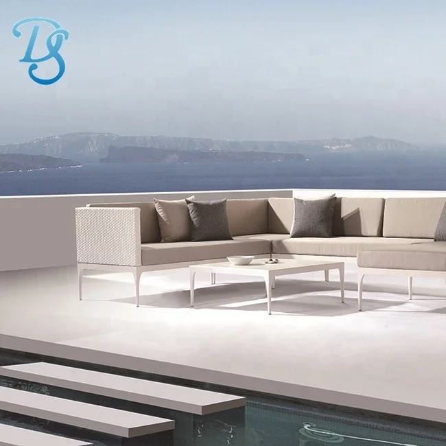 garden sofas rattan furniture aluminium frame outdoor furniture sofa  patio sofa sets with cushion