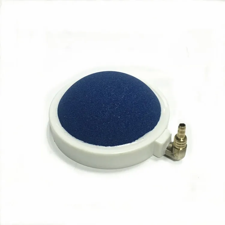 HiSin BS018-107 107*19mm In bluk disc shaped aquarium air oxygen stone diffuser hydroponic and growing system stone