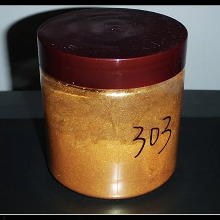 
10-60um particle size luster golden pearlescent mica gold powder pearl pigments wholesale 