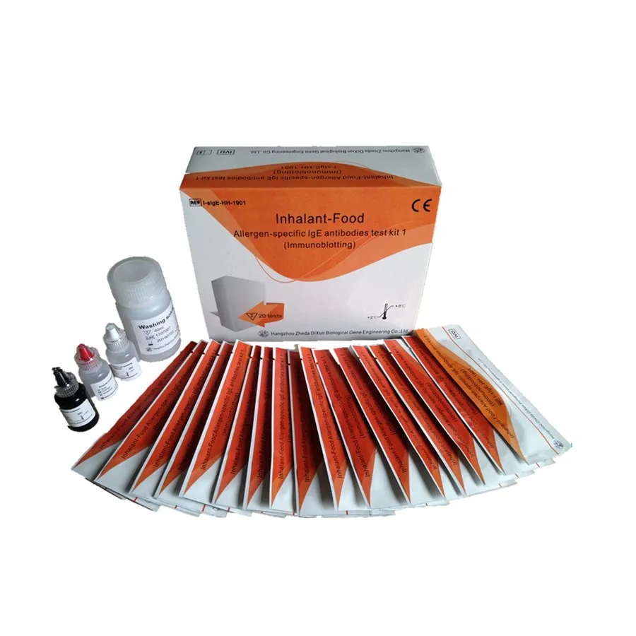 
Inhalant-Food Allergen-specific IgE antibodies test kit 1(Immunoblotting) I-sIgE-HH-1901 