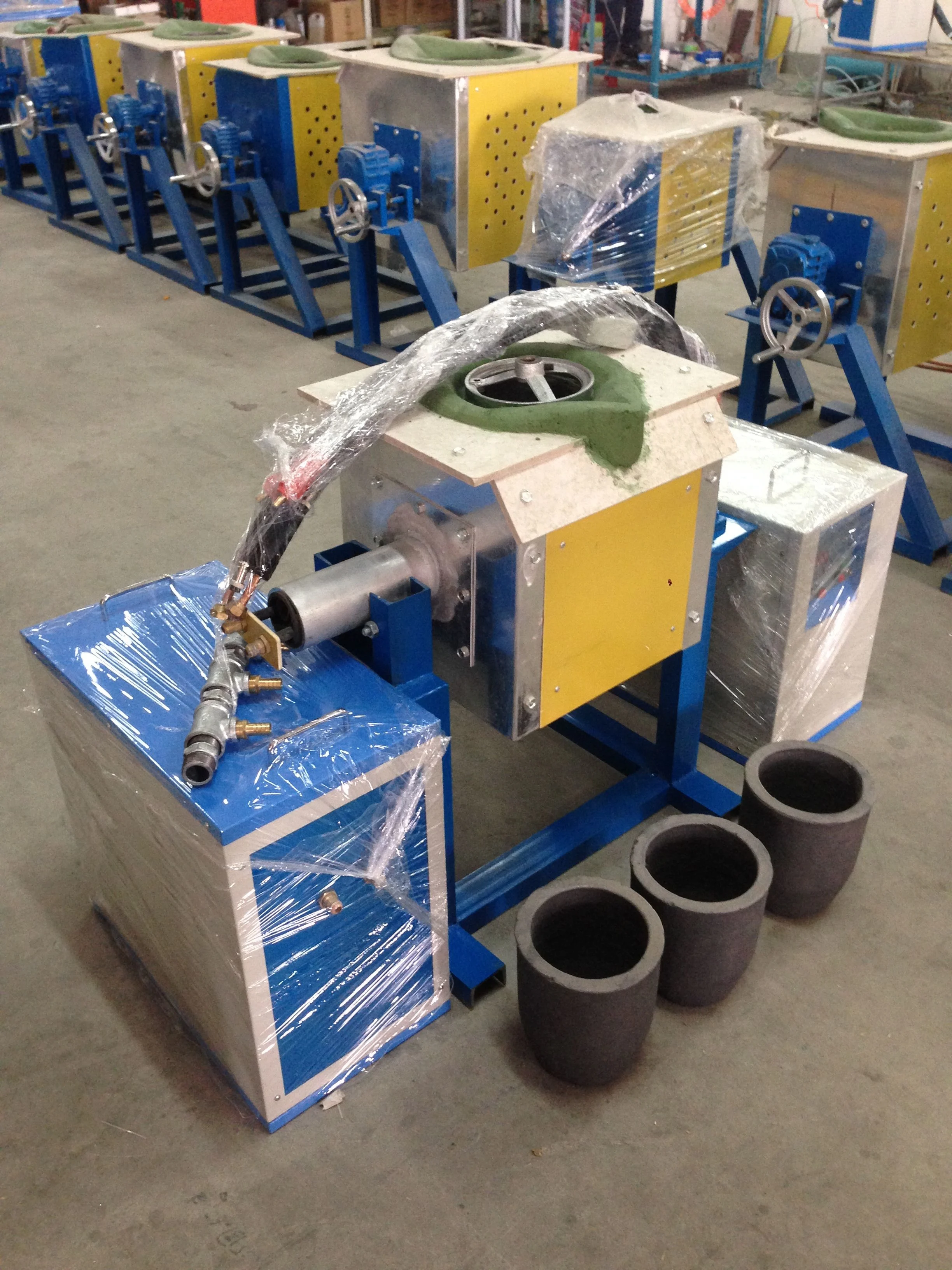 
Smelting non-ferrous metals 2kg-100kg small smelting furnace 