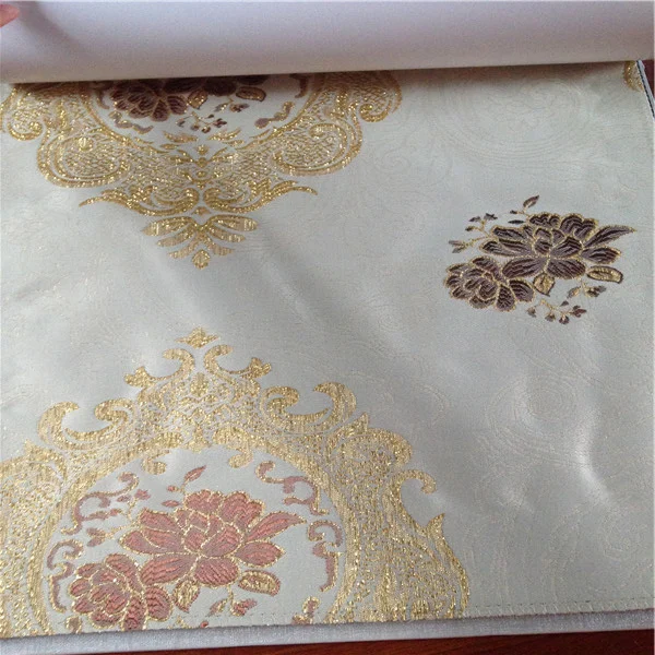 Quite Popular Modern Glitter Sequin Blackout Fabric Curtains with Designer Curtain Rods